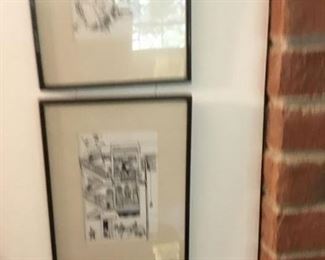 Drawings - framed