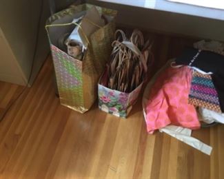 Wrapping paper & sacks