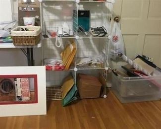 Bedroom used as Office - portable cubes
