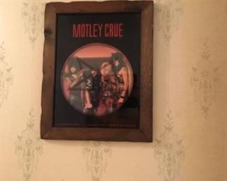 Motley Crue framed picture