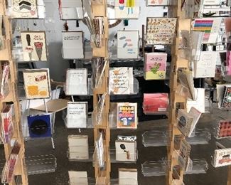 Loads of greeting cards for all occasions as well as display stands
