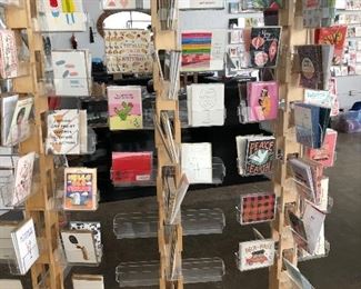 Greeting cards for  all occasions as well as display stands