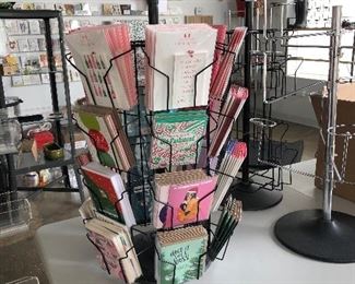 Greeting cards and table top display stand