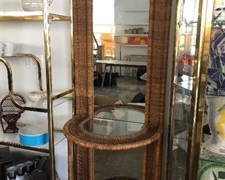 Bamboo Hall Mirror AS IS