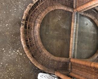 Bamboo Hall Mirror Base A S IS