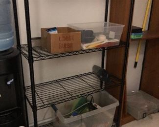 Shelf Unit & Supplies