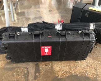 Fragile Glass Travel Luggage