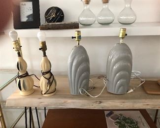 assortment of Lamp Bases