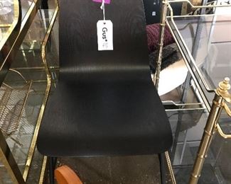 Gus Black Molded Plywood Chair