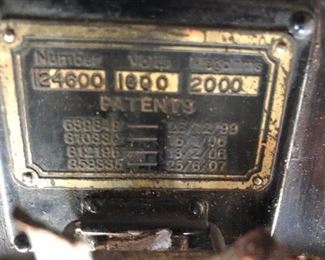 Frequency Meter Patent Dates