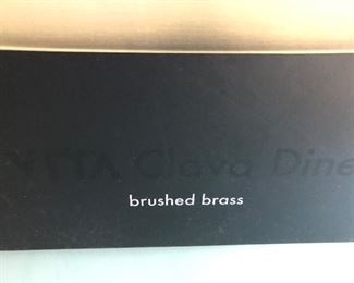 Vita Clava Dine Brushed Brass Light