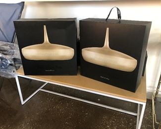 Vita Bruched Brass Lights