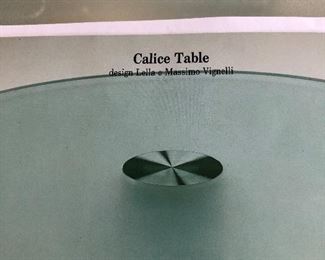 Calice Table by Lella Vignelli