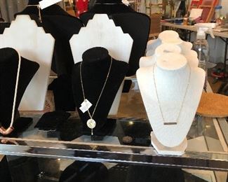 Velvet & Textured Necklace Displays