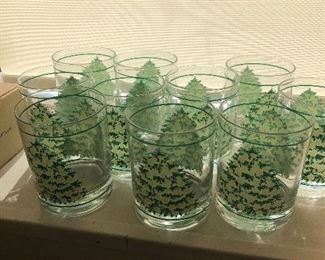 Festive Christmas Glasses glasses $1.00 each