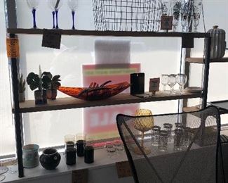 barware & Decorative Items. Shelving for sale too