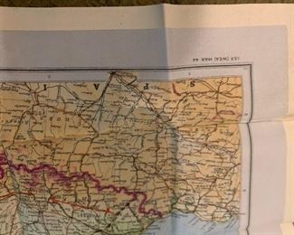 Military escape route maps from WWI