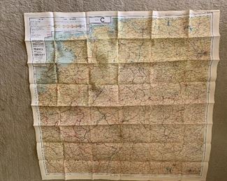 Military escape route maps from WWI