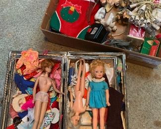 old dolls & clothes