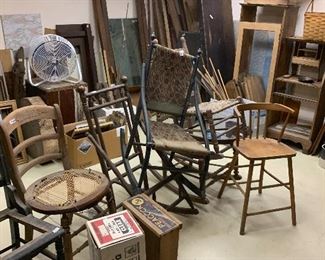 Basement full of home project furniture!