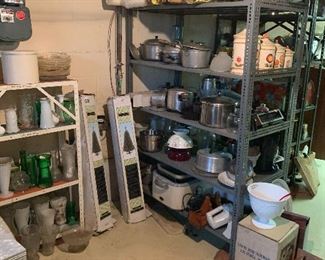 lots of pots & pans & household items