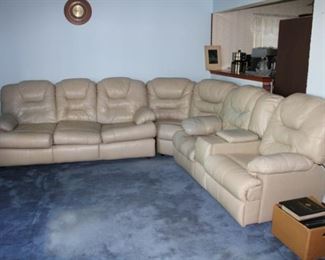 Sectional sofa/sleeper/recliners