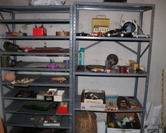 Metal shelving, household