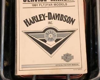 Harley Davidson Service Manual for 1991 FLT FXR Models 