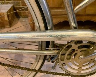 (close up of Sears Fleetwood bicycle)