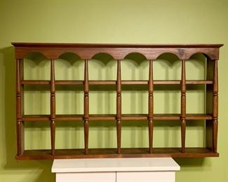 $25 - Wooden Curio / Wall Display Shelf