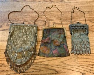 Antique / Vintage Beaded & Mesh Handbags / Purses