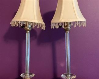 $30 - Pair of Vintage Candlestick Table Lamps