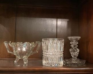 Glassware & Crystal - Bowls, Vases, Candlesticks