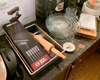 Baking Pans, Grilling Skewers, Rolling Pin, Etc.