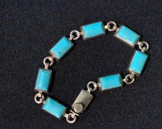 Turquoise & Sterling Bracelet