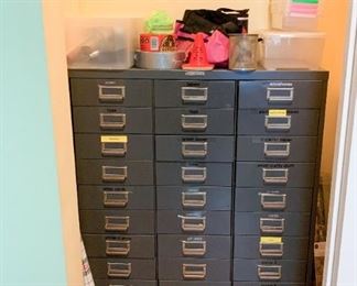 $60 - Metal Hardware Storage Chest