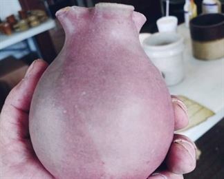 Attic find. From Kentucky with receipt stuffed in the vase.  