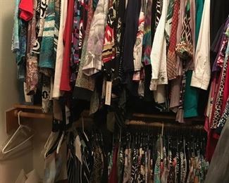 Nice! What a wardrobe! Name brands in excellent condition some still have price tags.