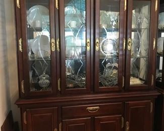 Two matching China Cabinets to offer