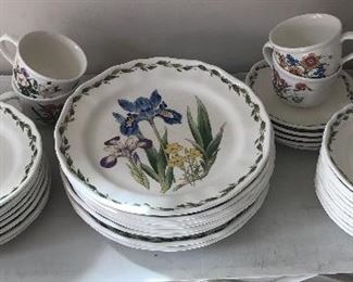 Set of Noritake “Gourmet Garden” dishes (37 pieces total - 8 each of plates, 10 bowls) 