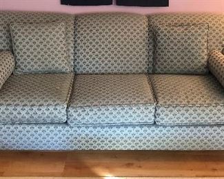 Vintage sofa - has been re-upholstered (81”L, 36”H, 32”H)