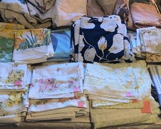 Vintage sheets - florals + some Vera
