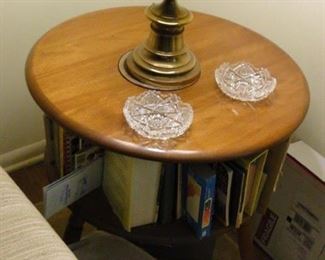 Round Bookcase Table 24x23" $30
