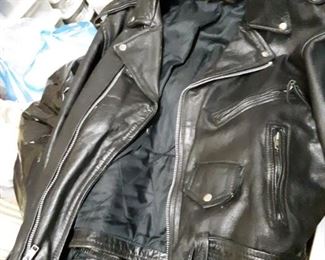 men leather motorcycle jacket