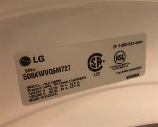 LG Washer and Dryer