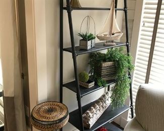 "Industrial Look" Ladder Bookcase / Display Shelf