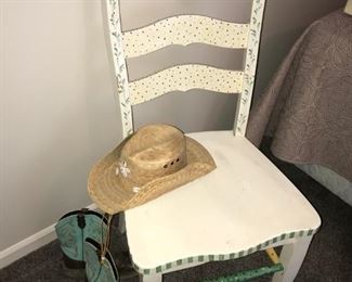 Painted accent chair (Chair SOLD)