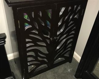 Mirrored Bedside Cabinet