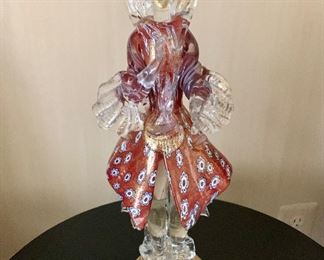 $60 Vintage Murano glass figurine.  17.25"H