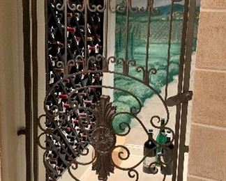 $495 Wrought iron gate available in RED 79"H x 33.5"W